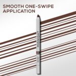 RENEE Midnight Kohl Pencil- Brown | Waterproof, Smudge-proof Kajal With Sharpener | Matte Finish, Long-lasting Upto 24 Hours | One-swipe Application With Vitamin E | 1.5 g - Image 6