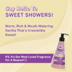 Plum Bodylovin' Vanilla Vibes Body Wash | SLS-Free Creamy Body Wash for Women | Shower Gel with Long Lasting Vanilla Fragrance | Aloe-Infused Nourishing Body Cleanser for Soft & Smooth Skin - 240ml - Image 3