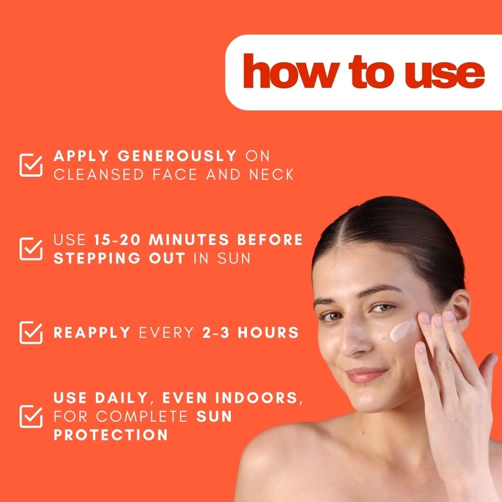 Prismos Beauty Sunscreen for Men & Women | SPF 30 for Oily Skin | Lightweight, Non-Greasy & Non-Comedogenic | With Aloe Vera & Vitamin E | Suitable for All Skin Types – 50ml - Image 7