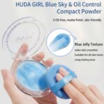HUDA GIRL Instant Oil Control Blue Sky & Cloud Gel Compact Powder for Oily Skin - Mattifying, Poreless Finish - 2in1 Primer & Oil Control Compact Powder, Long-Lasting Compact for Women - Image 3