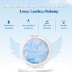 HUDA GIRL Instant Oil Control Blue Sky & Cloud Gel Compact Powder for Oily Skin - Mattifying, Poreless Finish - 2in1 Primer & Oil Control Compact Powder, Long-Lasting Compact for Women - Image 4