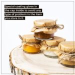 Nsb Herbals Round Empty Glass Cosmetic Cream Container/Jars With Golden Cap And White Inner Lids For Creams, Balms, Face Scrub, Body Cream Etc (25 G, Pack Of 3) - 30 Ml - Image 4