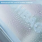 PVC Makeup Bag Travel Toiletries Organizer Cosmetic Bags Wash Bag Pouch for Travel Kit Toiletry Bag Portable Organizer Case Carry Pouch for Women Bathroom Set of 3 (Multi-Colors) - Image 8