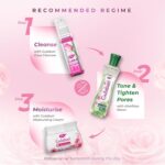 Dabur Gulabari Premium Rose Water with Aloe Vera - 1200 ml (400ml x 3) | Upto 8 HR Skin Hydration | Cleanses, Tones and Moisturises Skin | For All Skin Types - Image 5