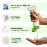 Sammmm FRESH-AF Sebum Control & Reducing Face Wash | Niacinamide, Blue Lotus & White Lily | Moisturizing Creamy Foaming Face Cleanser | For Women & Men 50gm - Image 8