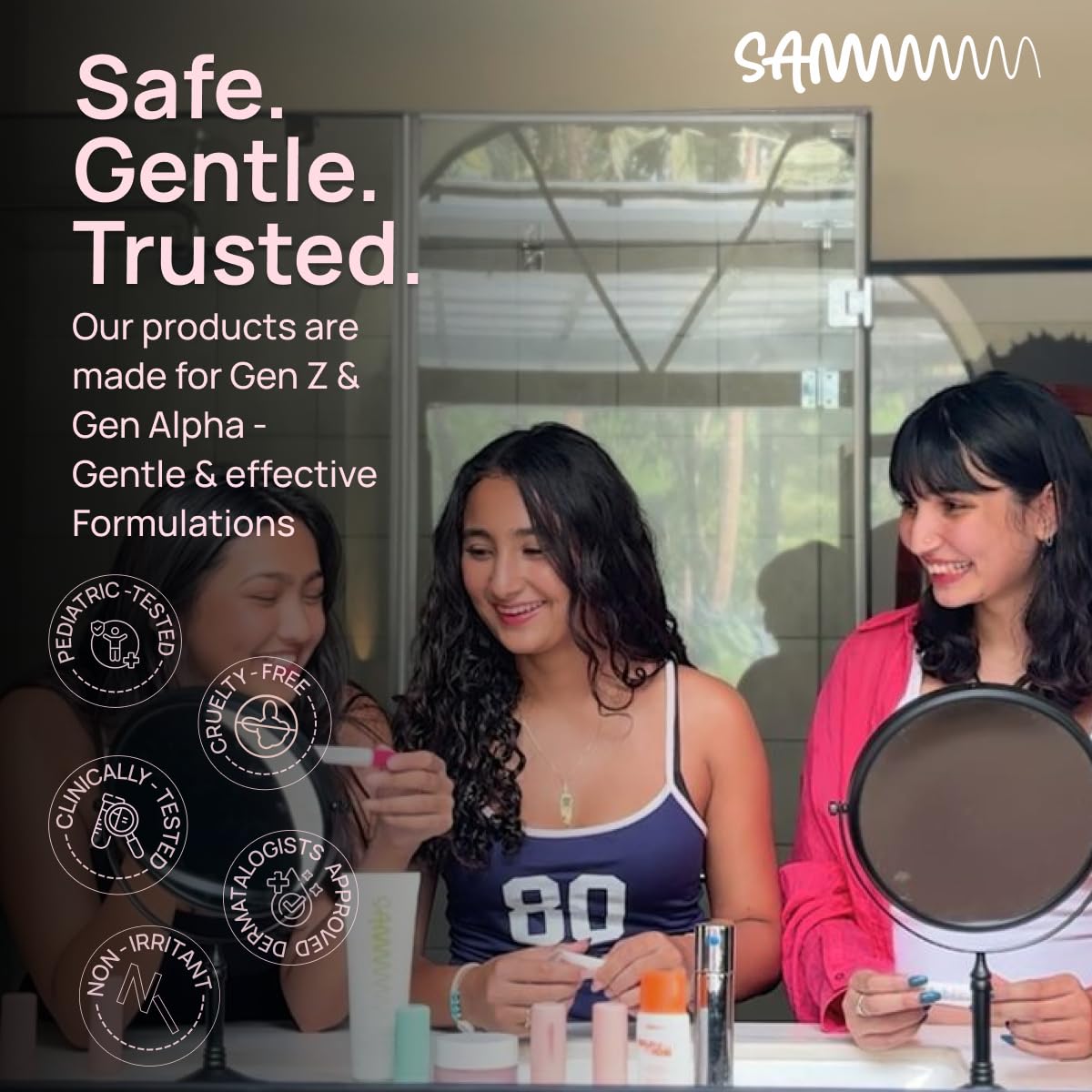 Sammmm GLOW Boosting Hydrating Face Moisturizer with UV Shield(50g) | Lightweight & Oil-Free | Moisturizer Gel for Korean Glass Skin | Made with Hyaluronic Acid, Niacinamide For All Young Skin Types - Image 10