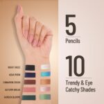 Swiss Beauty Chrome & Matte Twin Eyeshadow Stick | Mix of Matte and Shimmer | Easy to blend, non creasing eyeshadow | 24 Hour Stay | Shade- Cinnamon Crush, 2g - Image 5