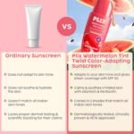 PLIX - THE PLANT FIX Watermelon Tint Twist Color-Adapting Sunscreen | For light coverage & instant glow | SPF 50 PA++++ Medium Sunlit Glow - Image 6