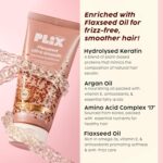 PLIX THE PLANT FIX Flaxseed Keratin Smoothening Mask, Shampoo & Conditioner | Plant Keratin PF | Flaxseed Oil | Softer, Smoother Hair | Pack of 3 | 200gm + 200ml + 175ml | - Image 5