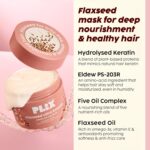 PLIX THE PLANT FIX Flaxseed Keratin Smoothening Mask, Shampoo & Conditioner | Plant Keratin PF | Flaxseed Oil | Softer, Smoother Hair | Pack of 3 | 200gm + 200ml + 175ml | - Image 6