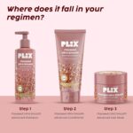 PLIX THE PLANT FIX Flaxseed Keratin Smoothening Mask, Shampoo & Conditioner | Plant Keratin PF | Flaxseed Oil | Softer, Smoother Hair | Pack of 3 | 200gm + 200ml + 175ml | - Image 9