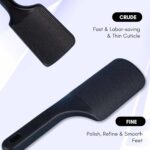 Beauté Secrets 2 Pieces Foot Scrubber, Foot Callus Scrubber, Double-Sided Colossal Foot Heel Scrubber Shaver Rasp Foot File and Callus Remover for Grit Exfoliates Removes Dead Skin - Image 3