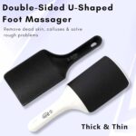 Beauté Secrets 2 Pieces Foot Scrubber, Foot Callus Scrubber, Double-Sided Colossal Foot Heel Scrubber Shaver Rasp Foot File and Callus Remover for Grit Exfoliates Removes Dead Skin - Image 5