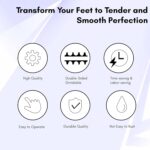 Beauté Secrets 2 Pieces Foot Scrubber, Foot Callus Scrubber, Double-Sided Colossal Foot Heel Scrubber Shaver Rasp Foot File and Callus Remover for Grit Exfoliates Removes Dead Skin - Image 6