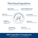 Blue Nectar Honey Face Wash for Detan & Glowing Skin for Men & Women | Radiance & Even Skin Tone | Ayurvedic Face Wash for Dry, Oily & Sensitive Skin (8 Herbs, 200ml) - Image 6