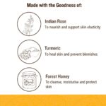 SoulTree Ayurvedic Indian Rose Face Wash With Turmeric & Honey For Dry to Normal Skin - Heals and Prevents Blemishes, Deeply Hydrates, and Nourishes Naturally-120ml - Image 5