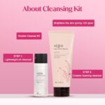 The Face Shop 2 Step Rice Water Bright Kit | Rice Water Bright Foaming Face Wash 100ml + Rice Water Bright Light Cleansing Oil 55ml - Image 3