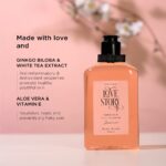 Kimirica Love Story Summer Body wash Gentle Exfoliating Shower Gel | Deep Cleanses Skin 100% Vegan and Paraben Free Night Blooming Jasmine & Bergamot . - Image 4