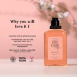 Kimirica Love Story Summer Body wash Gentle Exfoliating Shower Gel | Deep Cleanses Skin 100% Vegan and Paraben Free Night Blooming Jasmine & Bergamot . - Image 6