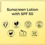 Aroma Treasures SPF 50 Sunscreen Lotion 100g | Broad Spectrum UVA/UVB Protection | Water Resistant | Non-Greasy, No White Cast | Face & Body | All Skin Types - Image 8