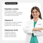 Cureskin Under Eye Gel for Dark Circles for Women and Men | Bio-Peptide Under Eye Gel to Reduce Dark Circles, Puffiness & Wrinkles | Under Eye Cream for Men and Women - Image 4