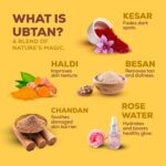 Joy Ubtan Tan Removal Face Wash 150ml x 2 | Detans, Removes Dirt & Blemishes for a Natural Glowing Skin | Enriched With Turmeric, Saffron & Sandalwood | Suitable for All Skin Types - Image 3