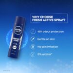 NIVEA Men Fresh Woody Protect and Care Deodorant Spray, 150ml - Image 4