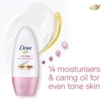 Dove Eventone Deodorant Roll On For Women, Antiperspirant Underarm Roll On Removes Odour, Keeps Skin Fresh & Clean, Alcohol Free, Paraben Free, 50 ml - Image 4