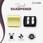 MARS 2in1 Dual Sharpener I Professional Grade Sharpener | Sharpens any type of Pencil & Lip Crayon | Compact and Portable. - Image 7