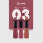MARS Matte Box Set of 3 Lipsticks for Women | Long-Lasting | Smooth Finish | Moisturising | One Swipe Pigmentation | (3x3.2 gm) (02-Peaches & Nudes) - Image 6