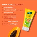 Joy Skin Fruits Spots & Tan Clear Face Wash 150ml x2 | Enriched with Papaya & Vitamin C + A | For Healthy Glowing skin | Suitable for All Skin Types - Image 5