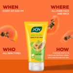 Joy Skin Fruits Spots & Tan Clear Face Wash 150ml x2 | Enriched with Papaya & Vitamin C + A | For Healthy Glowing skin | Suitable for All Skin Types - Image 6