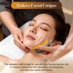 Lymphatic Contour Face Brush for Sculpting & Drainage – Facial Massager for Jawline, Chin & Neck – Reduces Puffiness, Promotes Detox & Lift – Soft Bristles, Improves Skin Glow, Includes Travel Case - Image 5