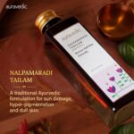 Auravedic Nalpamaradi Thailam for Face Body oil after bath for daily use 100 ml Nalpamaradi oil for Skin Brightening Pigmentation DeTan For Men Women - Image 3