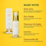 SVARASYA AVI Mineral Sunscreen SPF 50 Pa+++ | 50ml Sunscreen with Zinc Oxide & Titanium Dioxide | UVA, UVB Sun Protection | Lightweight Sun Cream for Men & Women | For Dry & Oily Skin | All Skin types - Image 4