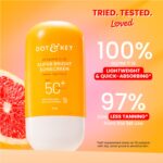 DOT & KEY Vitamin C + E Super Bright Sunscreen Spf 50 In-Vivo Tested | Water-Light,UVA/UVB & Blue Light Protection|For Even Toned & Glowing Skin|With Liquid Spf 50+++| No White Cast| For All Skin Types | 30G - Image 4