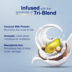 Parachute Advansed Pre-Wash Nourishing Hair Mask For Scalp&Hair|Total Hair Health 10X Stronger Hair&Smoother Hair With Coconut Milk Protein,Avocado&Macadamia Nut|All Hair Types,250Ml,1 Count,Blue - Image 4