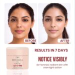 Mitchell USA Flawless Lighten Up Radiance Day Cream 50g | Moisturizer Cream | Peony, Alpha Arbutin, Niacinamide & Shea Butter | UVA/UVB Protection | Brightening Face Cream for Men & Women Daily Use - Image 4