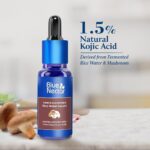 Blue Nectar Rice Water Kojic Acid Face Serum for Pigmentation & Dark Spots Removal | Anti Pigmentation Serum for Face with Mushroom (13 Herbs, 30ml) - Image 3
