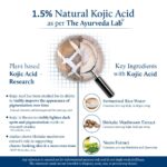 Blue Nectar Rice Water Kojic Acid Face Serum for Pigmentation & Dark Spots Removal | Anti Pigmentation Serum for Face with Mushroom (13 Herbs, 30ml) - Image 4