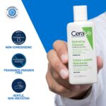 CeraVe Hydrating Cleanser For Normal To Dry Skin (88ml) - Non-Foaming Face Wash with Hyaluronic Acid And Ceramides | Non-Comedogenic, Non-Irritating And Fragrance-Free Cleanser - Image 4