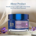 Blue Nectar Saffron Anti Aging Cream for Women | Ayurvedic Alternate to Retinol Face Cream for Fine Lines & Wrinkles | Day & Night Moisturizer for Oily & Dry Skin (14 Herbs, 50g) - Image 6