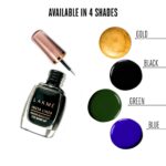 Lakme Ultimate Glam Eye Liner, Semi Matte, Quick drying, Water resistant & Smudgeproof Eye Liner, Black, 9ml - Image 5