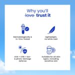 Foxtale Glow Sunscreen SPF 50 PA++++ with Vitamin C & Niacinamide, In-Vivo Tested, Sensitive-Skin Friendly, Made with 100% New-Gen Filters, Lightweight, Non-Greasy, No White Cast |For Men & Women 50ml - Image 6