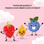 Princess by RENEE Bunny Lip Tint - Pink, for Pre-Teens, Lightweight & Long-Lasting Color, Non-Drying & Nourishing, Water-Based Formula, Blueberry Extracts, Strawberry & Vitamin E Infused, Cruelty-Free - Image 6