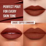 INSIGHT Non Transfer Lip Color - Coffee Command| Waterproof| Matte Finish| Transfer & Smudge Proof| Lightweight| 12 Hr Wear| Highly Pigmented 4 ml - Image 6
