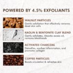 mCaffeine Pore Clearing Coffee & Cookie Face Scrub | Remove Blackheads, Detan & Exfoliate Dead Skin | 4.5% Exfoliants - Walnuts, Coffee, Charcoal, Clay | Glowing Skin Face Scrub for Women & Men - 100g - Image 3