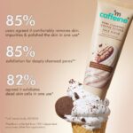 mCaffeine Pore Clearing Coffee & Cookie Face Scrub | Remove Blackheads, Detan & Exfoliate Dead Skin | 4.5% Exfoliants - Walnuts, Coffee, Charcoal, Clay | Glowing Skin Face Scrub for Women & Men - 100g - Image 7