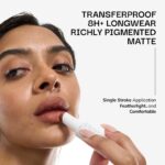 FAE Beauty Modern Matte Lipstick | Comfortable Cushion Matte Formula | One Stroke Application | Longwear | Richly Pigmented (Shade Buzz) - Image 4