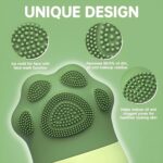 SkinSide Ice Roller for Face with Scrubber | Ice Roller for Face | For Men & Women | Ice Cube Roller for Glowing Skin & Puffy Eyes | Reusable & Unbreakable (Green) - Image 4